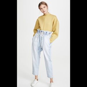 BASSIKE paper bag jeans